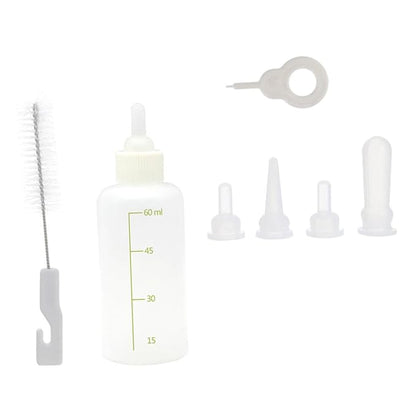INOOMP 1set Reusable Cat and Puppy Milk Feeding Bottles Nursing Kit for Kittens and Puppies Safe Material for Convenient Feeding