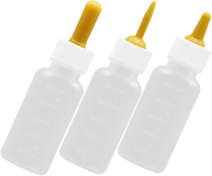 Garneck 3pcs Pet Bottle Small Cat Milk Bottle Reusable Household Pet Nurser Suitable for Newborn Small Animals