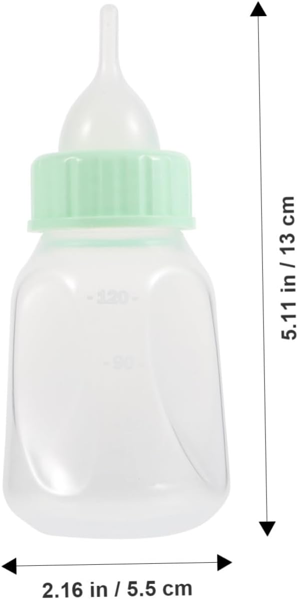 Reusable Small Pet Nursing Bottle Kit with Design Soft Nipple Ergonomic Grip for Kittens Puppies Hamsters and Small Animals Easy to Clean Feeder for Safe Milk Feeding