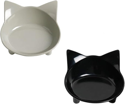 Skrtuan Pets Dog Cat Food Bowl – Non-Slip Wide, Shallow Pet Dish for Whisker Fatigue Relief, Safe for Puppies & Rabbits