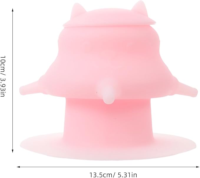Levemolo Puppy Milk Dispenser Nursing Feeder - Silicone Pet Milk Bowl Feeder with Soft Nipple - Newborn Pet Feeding Station for Cats and Dogs Care - Pink
