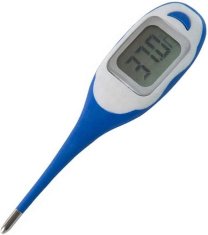 Agri-Pro Veterinary Thermometer. Fast, Accurate Temperature Readings for Pets and Livestock. Large Display. Flexible Tip.