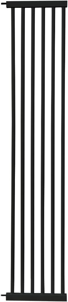Lumizone Extra Tall Cat Gate Extension Kit 61.02" High Pressure Mounted 2025 New 12.60" Extra Wide 1.37" Gap No Drilling Tall Pet Gate for Dogs (Black, 61.02" H x 12.60" W, Extension)