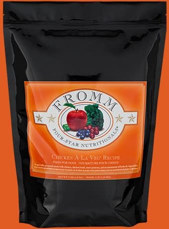 Fromm Four-Star Nutritionals Chicken A La Veg Dog Food - Premium Dry Dog Food - Chicken Recipe - 12 lb