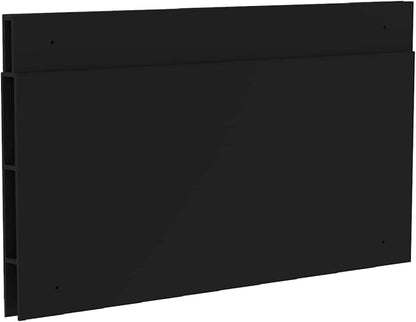 Hakuna Pets Patio Pet Door 3.9” Height Extension, Fits Screen Insert Panel for Medium Doors, Black