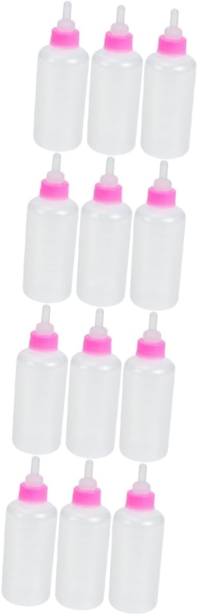 balacoo 12pcs Pet Nursing Bottles for Dogs Cats Portable Feeder Kitten Formula Milk Replacer
