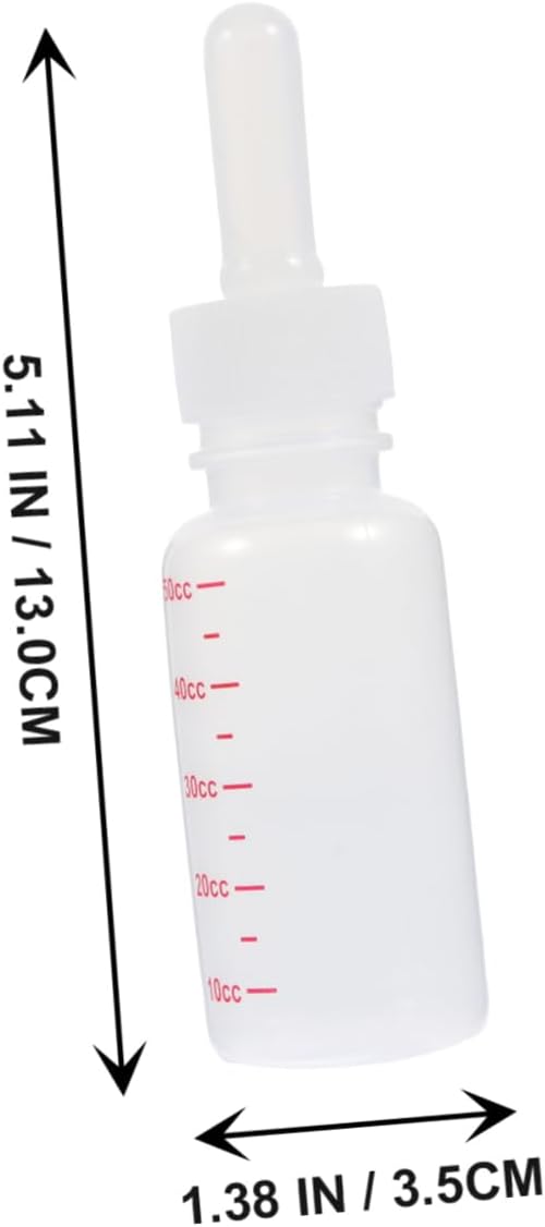 Didiseaon Multi-use Kitten Nursing Bottle Lightweight Portable Plastic Feeder Small Milk Bottle