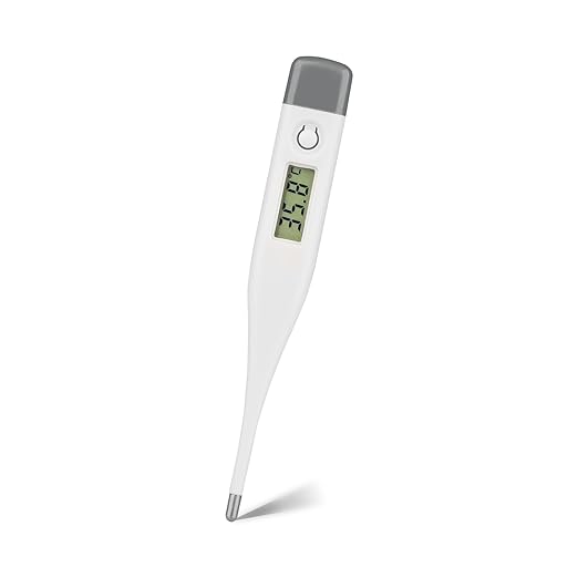 Intelligent Digital Thermometer,LCD Display Screen,Fast Measurement,Suitable for Children and Adults,Easy to Maintain Cleanliness and Hygiene,Bringing Family Health,Grey