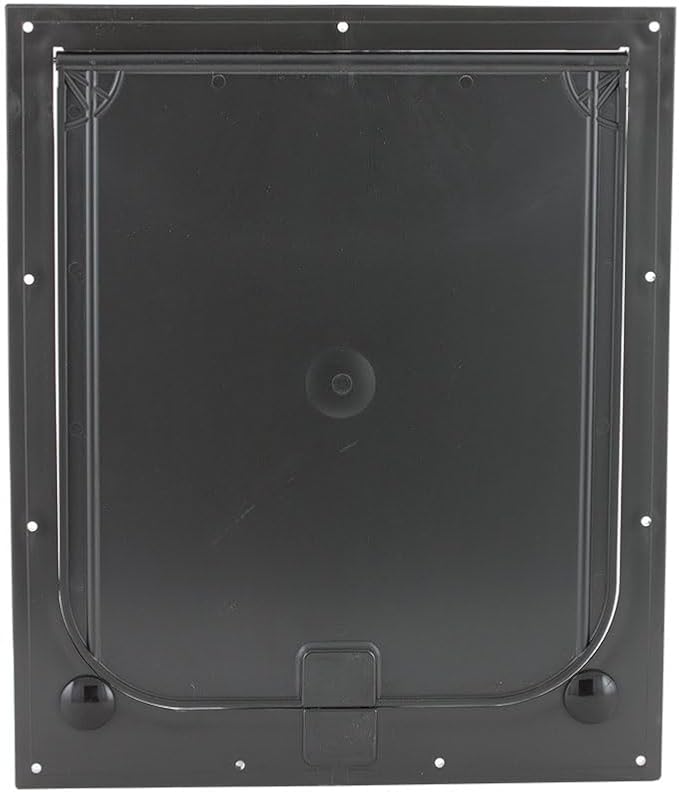 Magnador Two-Way Pet Doors, Durable High-Impact Polystyrene with Secure Magnetic Closure, Indoor Outdoor Dog Access, Easy Installation for Homes Garages Kennels Dog Houses, Mag I Standard Bronze