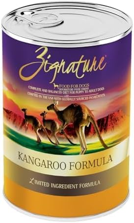 Zignature Kangaroo Canned Dog Food Formula 12/13oz