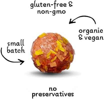 Lord Jameson: Mango Pops 6 oz - Dog Patisserie Treats, Organic Soft & Chewy No-Bake Bites, Fiber-Packed, Plant Based, Gluten & Preservative Free
