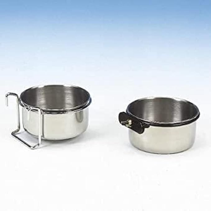 Nobby Stainless Steel Bowl with Srew Fixation, 600 ml, 12 cm