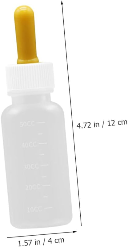 3pcs Pet Feeding Bottles for Cats Dogs Small Milk Bottle for Indoor Cats Reusable Nursing Feeder for Puppies Kitten Pet Accessories