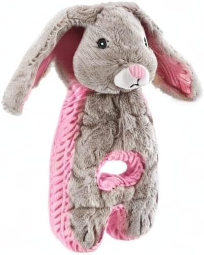Outward Hound by Charming Pet Cuddle Tugs Bunny Plush Squeaky Dog Toy
