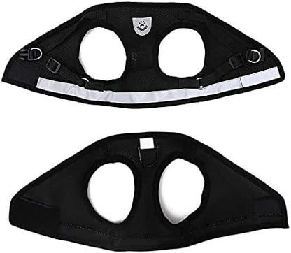 FEimaX Dog Harness and Leash Set for Walking, Soft Mesh Adjustable Easy Control Lightweight Cat Vest Harnesses with Reflective Strips, Escape Proof Small Dogs Cats Vests
