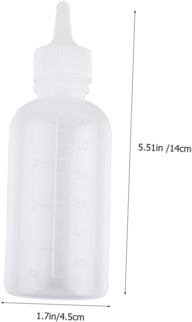 GALPADA 6Pcs Pet Nursing Bottle for Dog and Cat Feeding Includes Cleaning Brush Practical and Easy to Use for Pets Puppy Milk Feeder