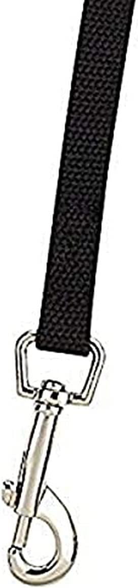 Guardian Gear Cotton Web Dog Training Lead 20'x5/8", Black