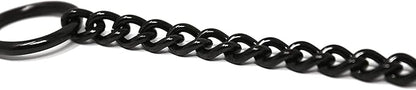 Herm Sprenger Black Stainless Steel Choke Dog Training Collar with Training Clicker No-Pull Slip Chain for Small Medium Large Dogs for Easy Control Show Chain Collar Made in Germany 2mm 20in (50cm)