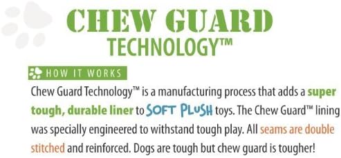 goDog Bubble Plush Dragons Squeaky Dog Toy, Chew Guard Technology - Lime, Large