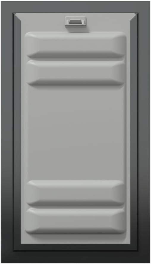 Endura Flap Pet Door for Walls in Black | Energy-Efficient Single Flap Design for Wall Installations | All-Weather Protection with All-Metal Telescoping Tunnel | Black, Large, Single Flap