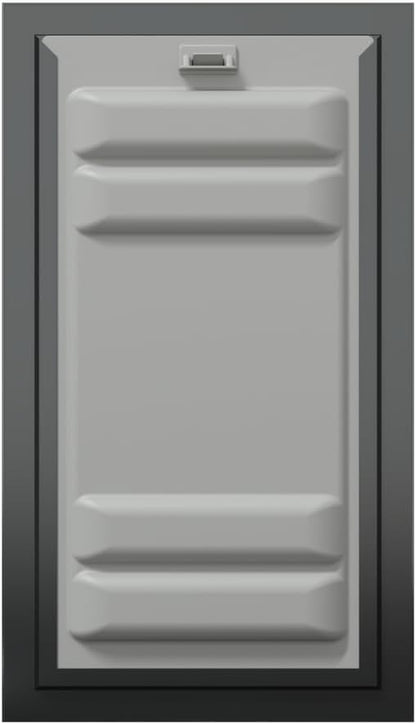 Endura Flap Pet Door for Walls in Black | Energy-Efficient Single Flap Design for Wall Installations | All-Weather Protection with All-Metal Telescoping Tunnel | Black, Large, Single Flap