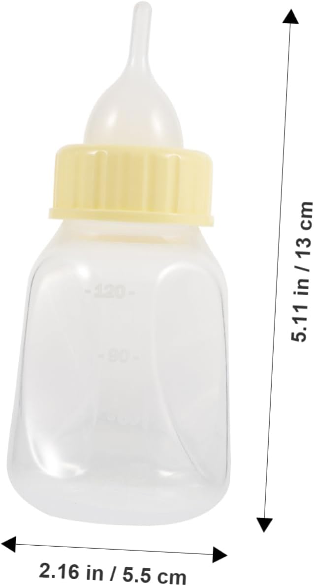 Toyvian Pet Nursing Bottle Kitten Feeding Milk Bottle Puppy for Nursing Small Cat Milk Reusable Pet Nurser Dog Accessories