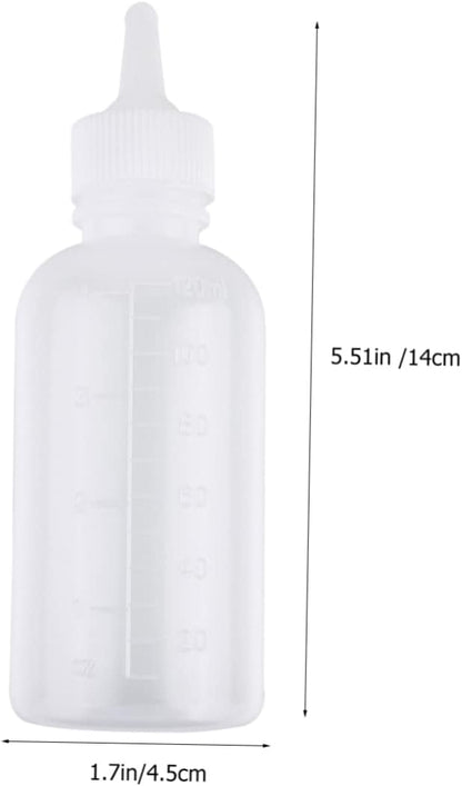 YARNOW 6Pcs Pet Nursing Bottle for Pets Milk Feeder with Cleaning Brush for Dogs Cats Kittens and Puppies Portable Pet Feeding