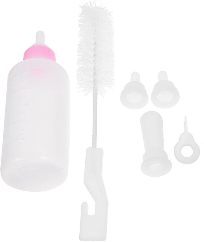 SUPVOX Pet Nursing Bottle Kit Dog Puppy Kitten Milk Feeder Bottles Pet Feeding for Newborn Animals