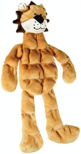 SPOT Skinneeez Tons-O-Squeakers Jungle Cat Dog Toy - 19 Squeakers for Tons-O-Fun! Stuffing-Free Design Perfect for Moderate Chewers, Tug Toy for Medium to Large Puppies & Dogs - 20in, Style May Vary