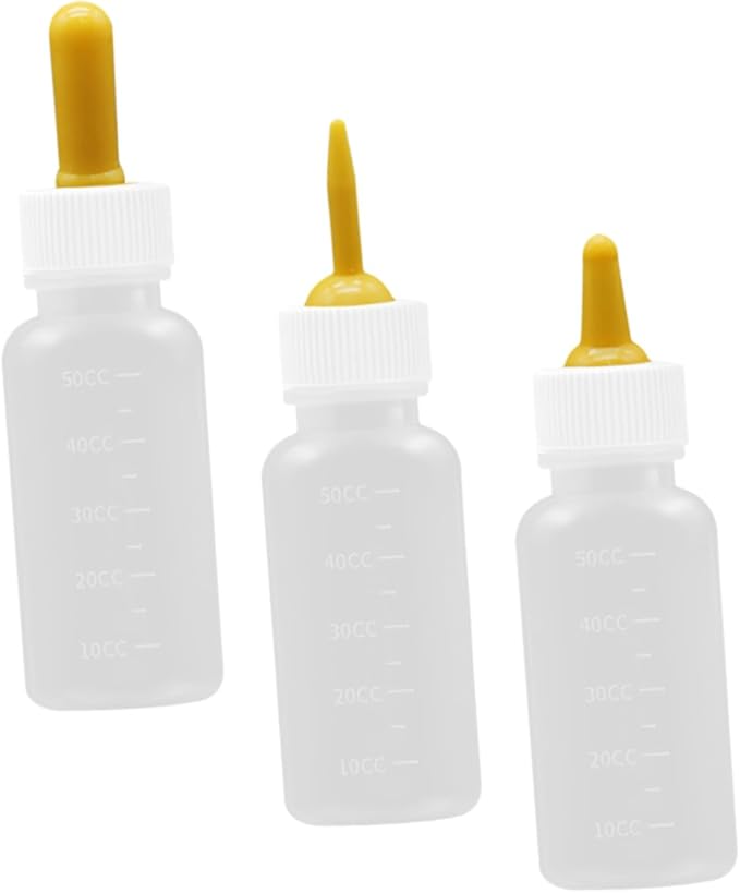 BESPORTBLE 3pcs Silicone Pet Nursing Bottles for Puppies Kittens Feeding Bottle Cat Milk Small Animal Feeding Watering Supplies