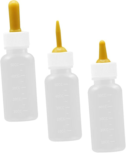 BESPORTBLE 3pcs Silicone Pet Nursing Bottles for Puppies Kittens Feeding Bottle Cat Milk Small Animal Feeding Watering Supplies