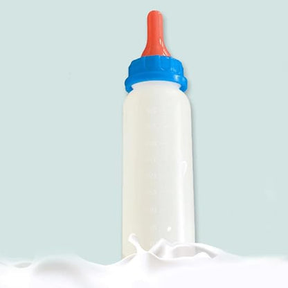 4pcs Pet Feeding Bottles Set Kitten Lamb Piglet Nursing Bottles Calf Milk Feeder for Animals