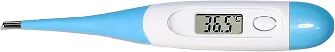 Digital Thermometer for Pets - Soft Head Veterinary Thermometer for Dogs and Cats(Green)
