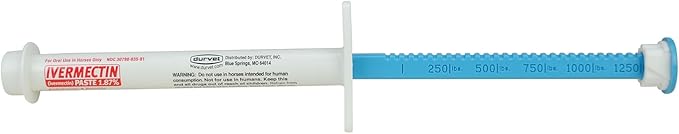Ivermectin Paste Dewormer - 6.08g dose @ 1.87%-Apple flavored