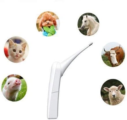 Pet Thermometer Dog Thermometer, Fast Digital Veterinary Thermometer, Pet Thermometer for Dogs, Cats, Horse,Cattle, Pigs,Birds, Sheep.(Battery Included)