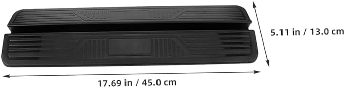 Amosfun Safety Gate Pedal Accessory Plate for Door Threshold Ramp Boy Girl and Pet Fence Reinforcement Strip Easy Installation for Stairway Guardrail Gap and Protection