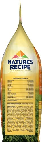 Nature's Recipe Dry Dog Food, Chicken, Barley & Brown Rice Recipe, 4 lb. Bag