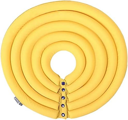 Dog Cone Collar, Inflatable Dog Neck Donut Collar Alternative After Surgery, Soft Protective Recovery Cone for Small Medium Large Dogs and Cats Puppies - Alternative Collar (Ginger,XL)