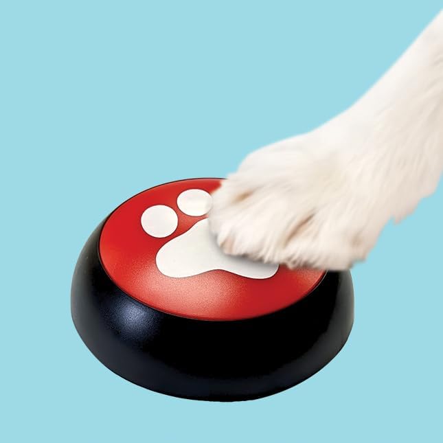 SPOT Easy-Talk-Dog Buttons for Communication, 20s Voice Recording Buttons, Pet Training Buzzer, Speaking Buttons for Cats & Dogs Voice, Dog & Puppy Training & Behavior Aids, 3Pcs