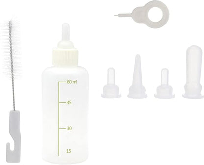 HEMOTON 1Set Small Pet Milk Bottle Reusable Nursing Bottles for Cats Kittens Puppies Small Animals Lightweight Durable Design for Easy Feeding at Home The Go