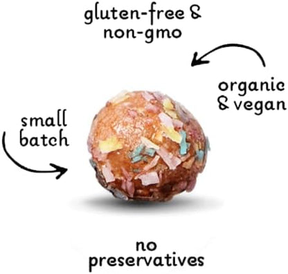 Lord Jameson: Celebration Bash 6 oz - Dog Patisserie Treats, Organic, Soft & Chewy No-Bake Superfood Bites, PB & Coconut, Gluten & Preservative Free