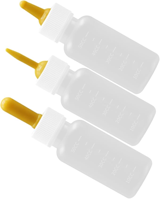 COLLBATH 3pcs Pet Bottle Kit Cat Accessories for Indoor Cats Puppy Milk Replacer Bottle