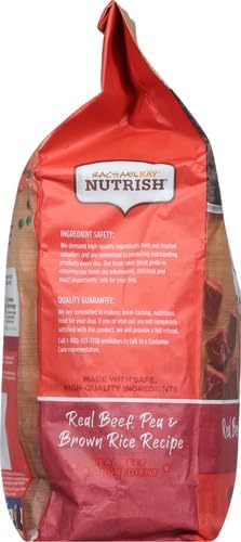 Rachael Ray Nutrish Dry Dog Food, Real Beef, 6 Pounds | Premium Natural | Added Vitamins & Minerals | Brown Rice Recipe | Pack of 2