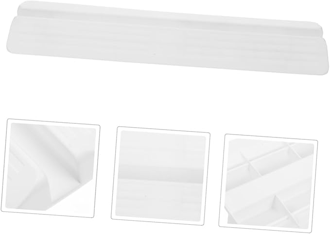 Yardwe 2Pcs Anti-Kick Pedal for Baby Gate Height Adjustment Ramp Floor Gap Bridge for Pets Safety Door Fixator White
