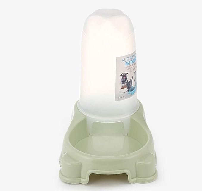 Cat Bowls and Dishes Pet Bowls Pets Automatic Drinking Water Feeder Plastic Pet Tableware Dog Bowl Cat Bowl Blue
