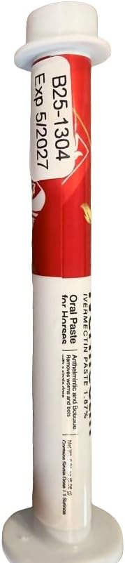 Ivermectin for Horses & Sheep 1.87% Concentration, 6cc, 3 Pack