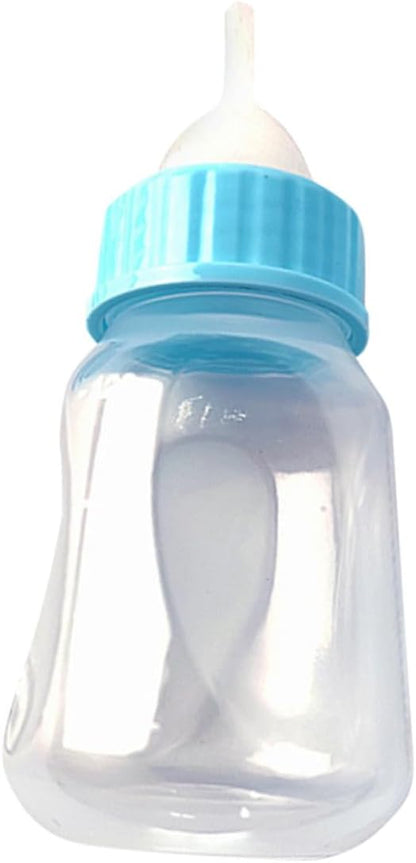 BESPORTBLE 2Pcs Transparent Kitten Milk Bottles with Scale Design Silicone Nursing Feeders for Puppies and Newborn Small Pets Portable Lightweight Feeding Bottles to Control Intake and