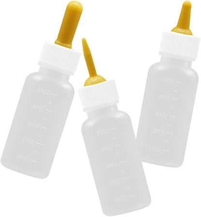 Toddmomy 3pcs Pet Feeding Bottles Kitten Milk Bottles Kit for Household Pet Nurser Small