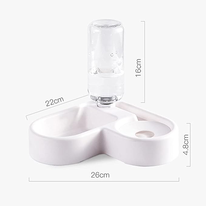 Dog and Water Dispenser Small and Medium Sized Dog and Food Basin Bowl Automatic Water Dispenser Pet Products
