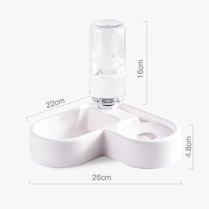 Dog and Water Dispenser Small and Medium Sized Dog and Food Basin Bowl Automatic Water Dispenser Pet Products